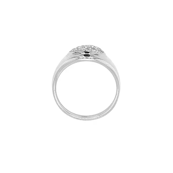 Goldring mit Zirkonen