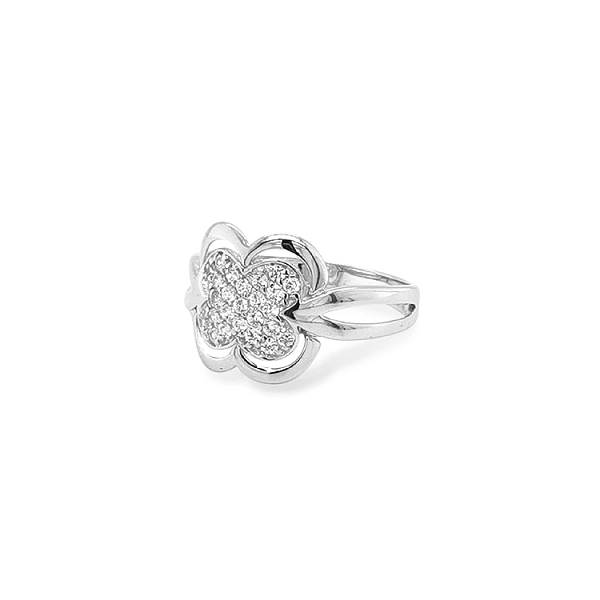 Goldring mit Zirkonen
