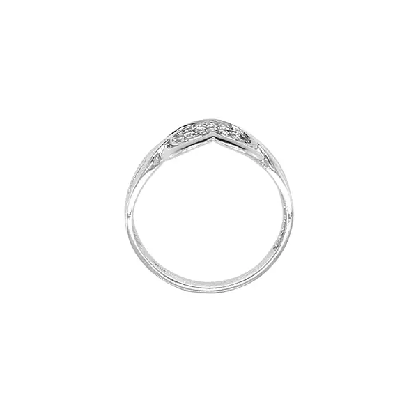 Goldring mit Zirkonen