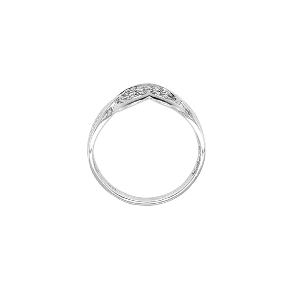 Goldring mit Zirkonen