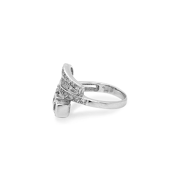 Goldring mit Zirkonen