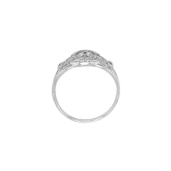 Goldring mit Zirkonen