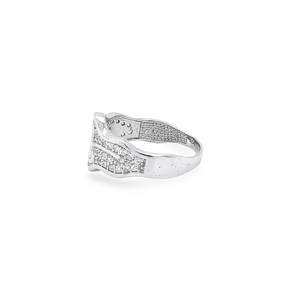 Goldring mit Zirkonen