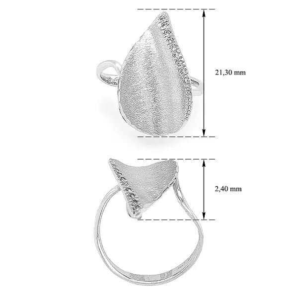 Goldring mit Zirkonen