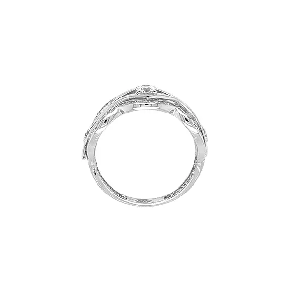 Goldring mit Zirkonen