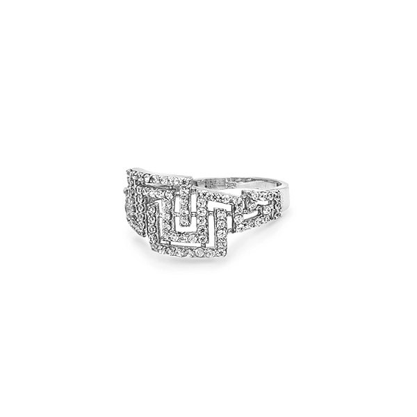 Goldring mit Zirkonen