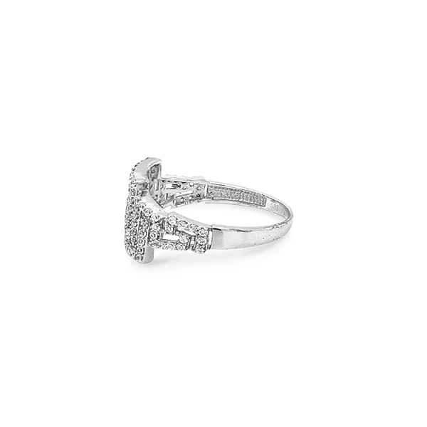 Goldring mit Zirkonen