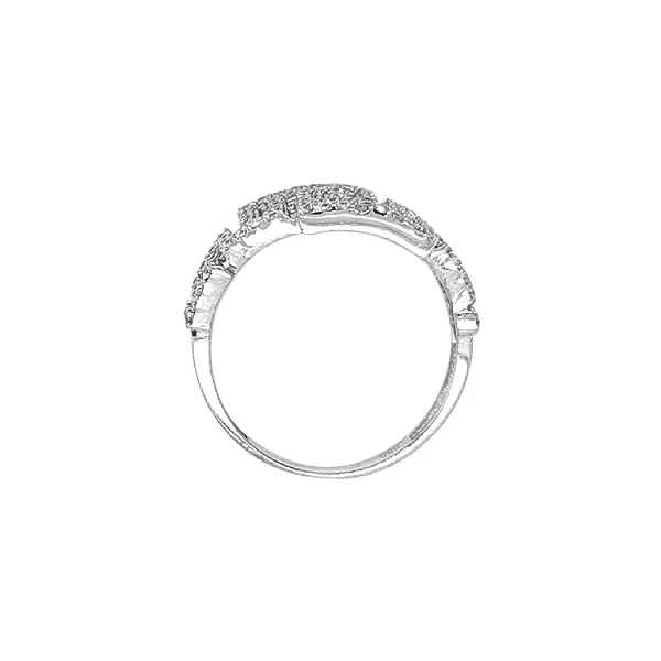 Goldring mit Zirkonen