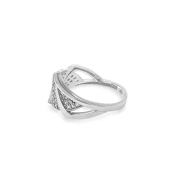 Goldring mit Zirkonen