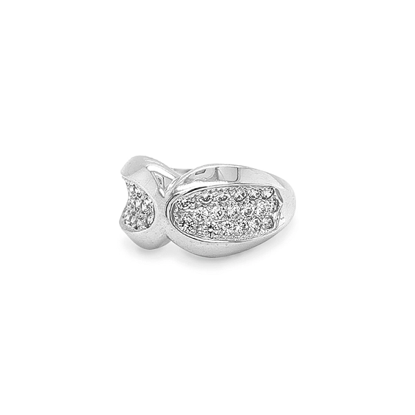Goldring mit Zirkonen