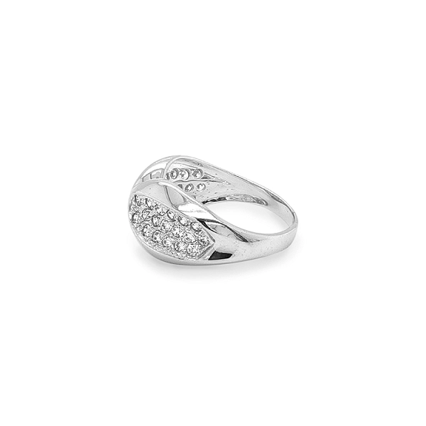 Goldring mit Zirkonen