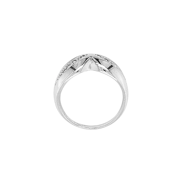 Goldring mit Zirkonen