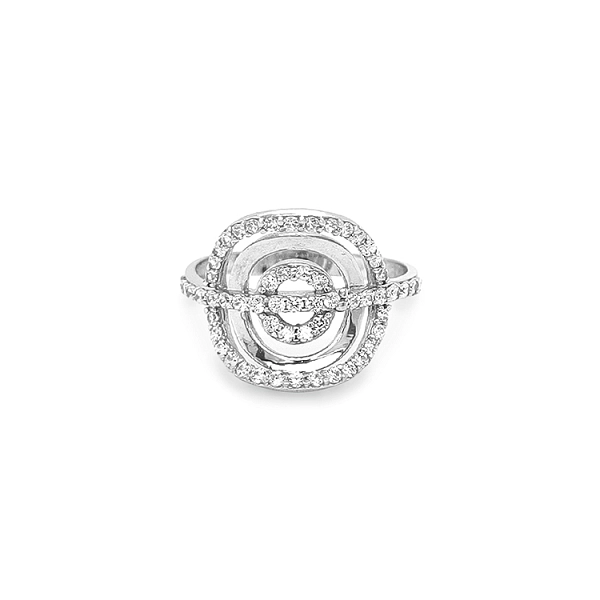 Goldring mit Zirkonen
