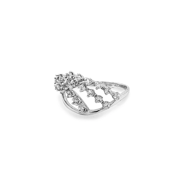 Goldring mit Zirkonen