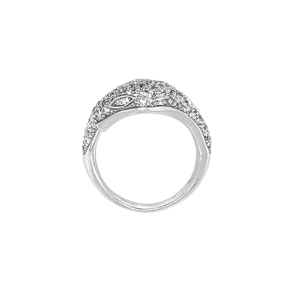 Goldring mit Zirkonen