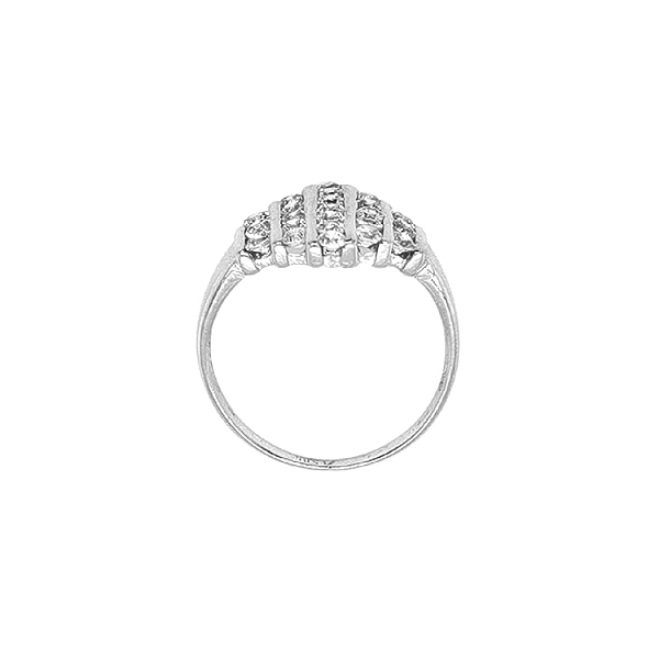 Goldring mit Zirkonen