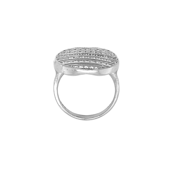 Goldring mit Zirkonen