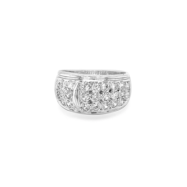 Goldring mit Zirkonen
