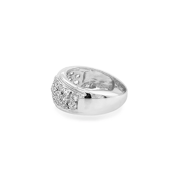 Goldring mit Zirkonen