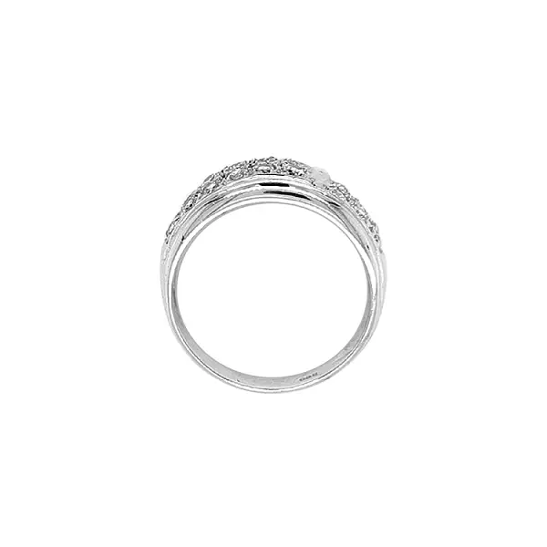 Goldring mit Zirkonen