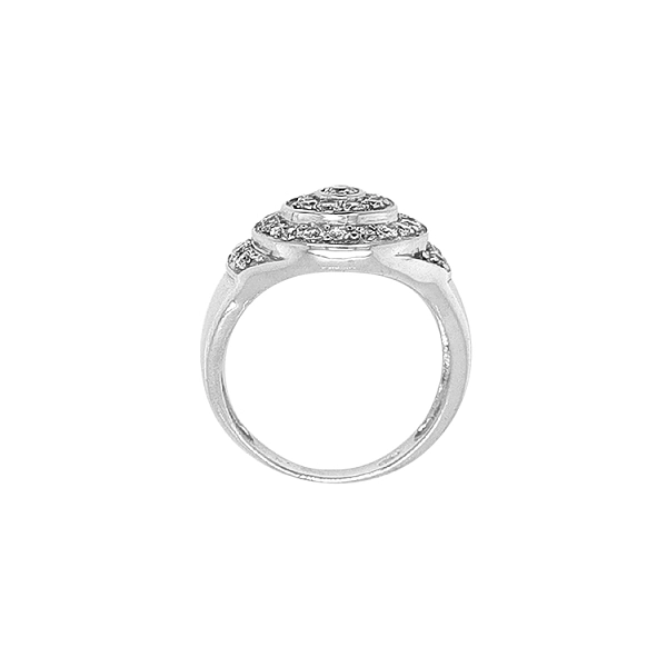Goldring mit Zirkonen