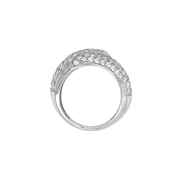 Goldring mit Zirkonen