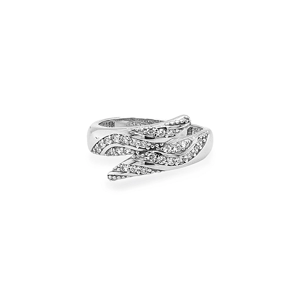 Goldring mit Zirkonen