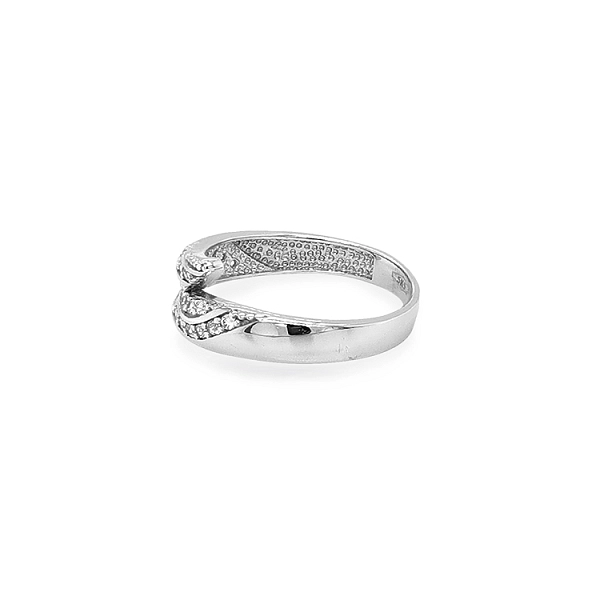 Goldring mit Zirkonen
