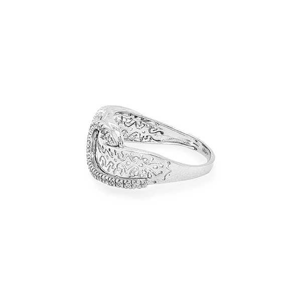 Goldring mit Zirkonen