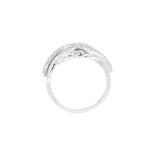 Goldring mit Zirkonen