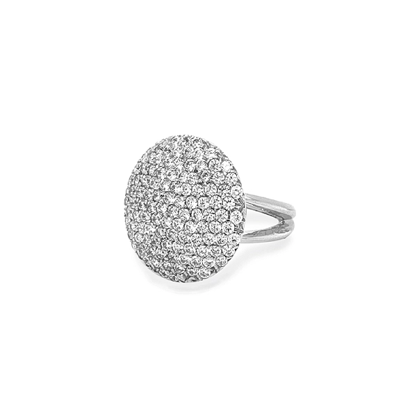 Goldring mit Zirkonen