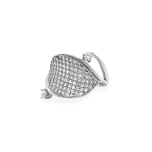 Goldring mit Zirkonen
