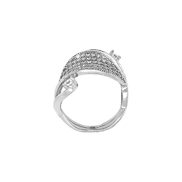 Goldring mit Zirkonen