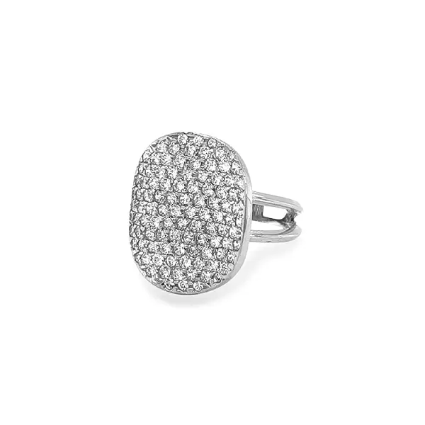 Goldring mit Zirkonen