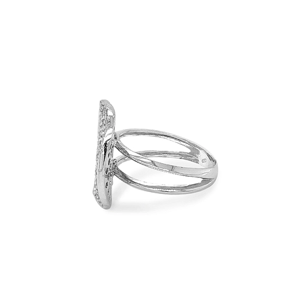 Goldring mit Zirkonen
