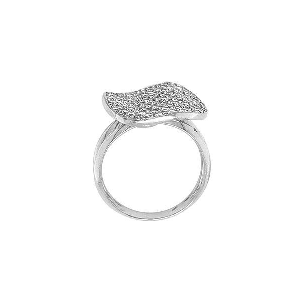 Goldring mit Zirkonen