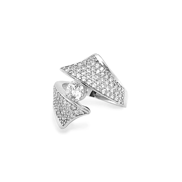 Goldring mit Zirkonen