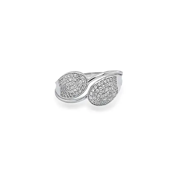 Goldring mit Zirkonen