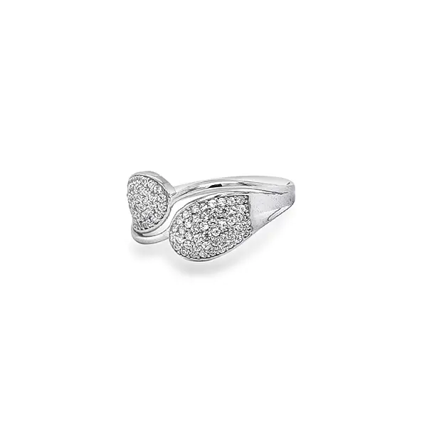Goldring mit Zirkonen
