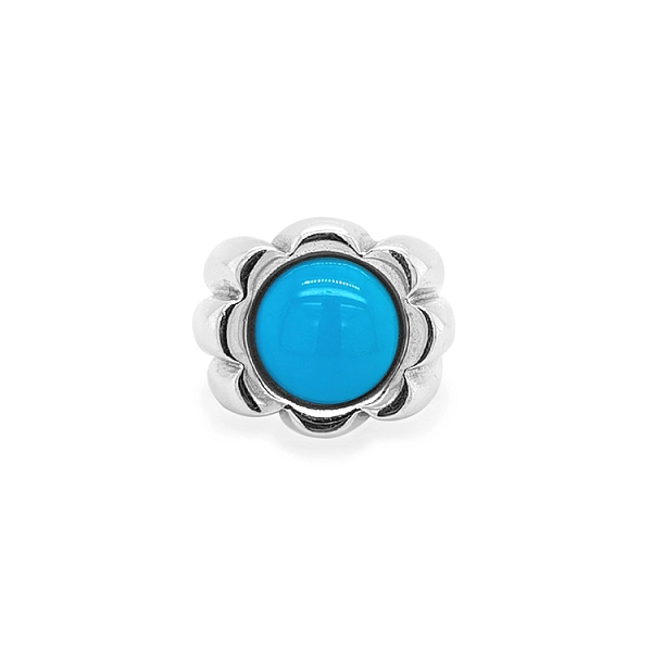 Goldener Ring mit Türkis
