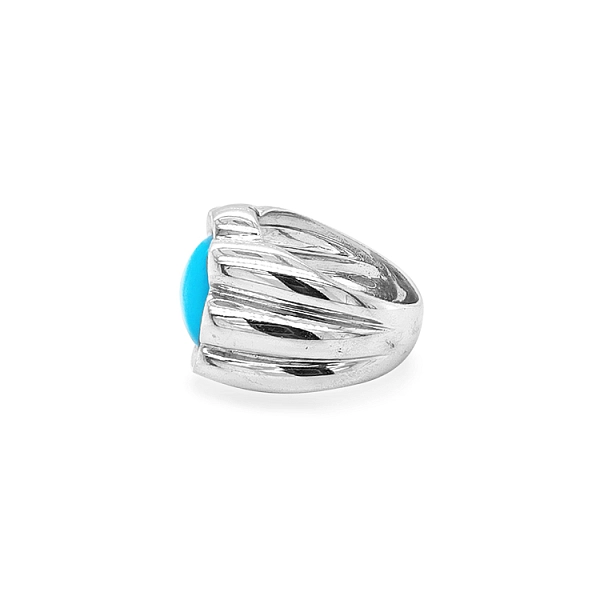 Goldener Ring mit Türkis