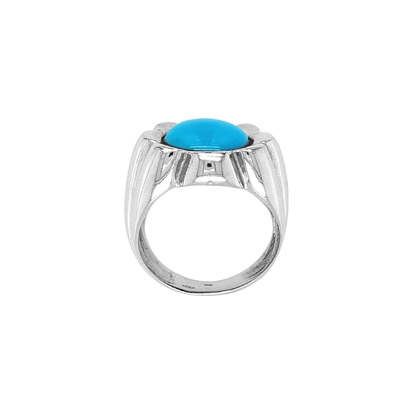 Goldener Ring mit Türkis