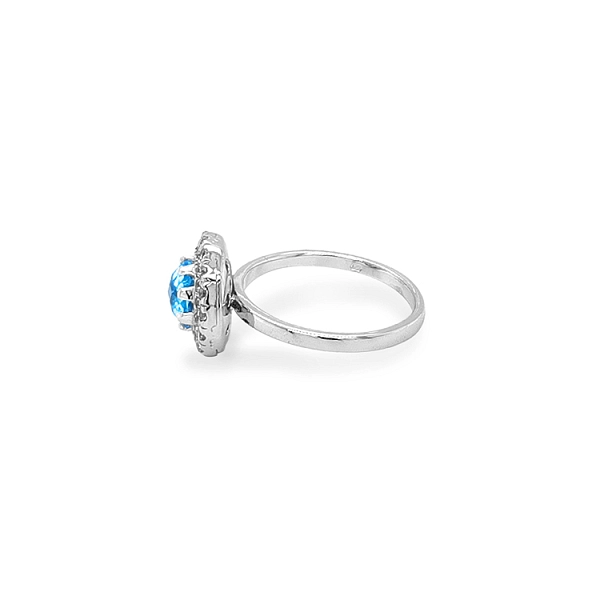 Goldring mit farbigen Steinen