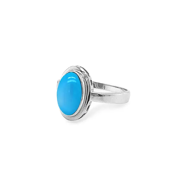 Goldener Ring mit Türkis