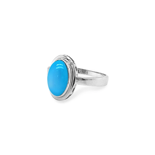 Goldener Ring mit Türkis