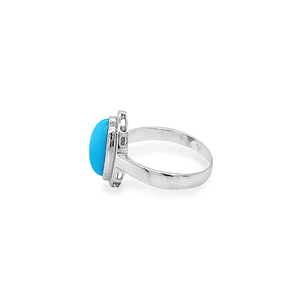 Goldener Ring mit Türkis