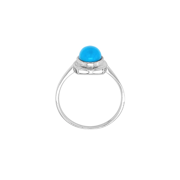 Goldener Ring mit Türkis