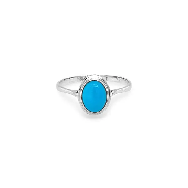 Goldener Ring mit Türkis