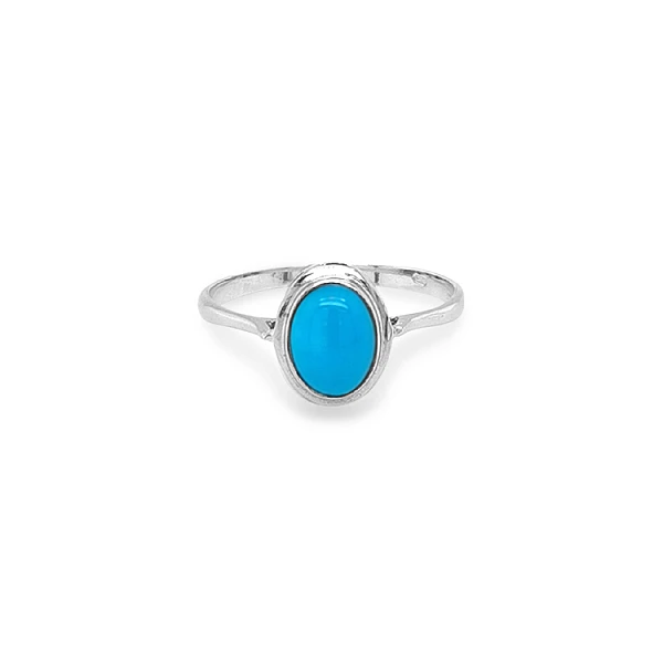 Goldener Ring mit Türkis