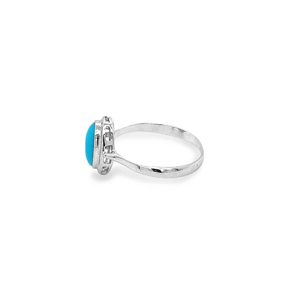 Goldener Ring mit Türkis